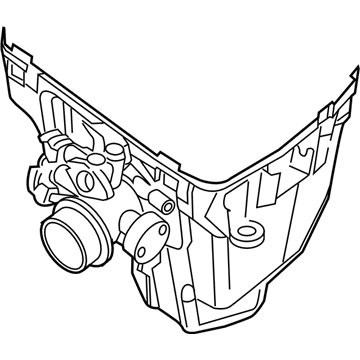 Mopar 50010098AA Air Cleaner Body 50010098AA Mopar Air Cleaner Body Illustration 1 of 1