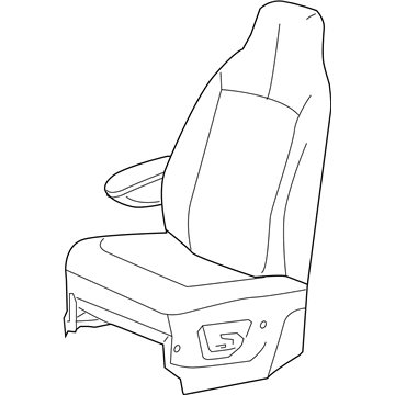 Mopar YV301D5AA Front Seat YV301D5AA Mopar Front Seat Illustration 1 of 1