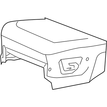 ZQ431D5AA Mopar Front Seat Cushion Illustration 1 of 1