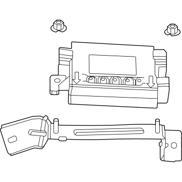 68307133AG Mopar Hub Receiver Illustration 1 of 1