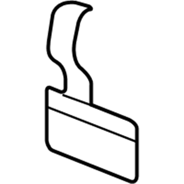 4664294AA Mopar Air Bag Warning Label Illustration 1 of 1