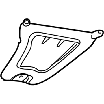 4861437AB Mopar Bracket Vapor Canister Illustration 1 of 1