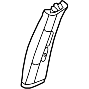RJ40MF1AC Mopar Center Pillar Cover Illustration 1 of 1