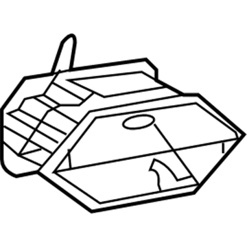 68021972AA Mopar Housing-A/C And Heater Mid Illustration 1 of 1