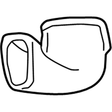 4758352 Mopar Floor Console Duct Illustration 1 of 1