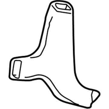 4734733AB Mopar Floor Distribution Duct Illustration 1 of 1