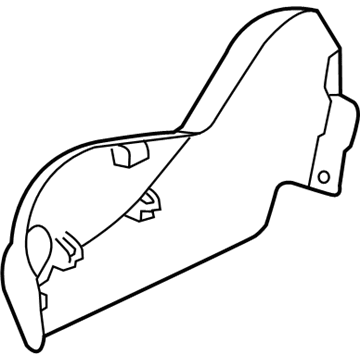 5LJ23DX9AB Mopar Passenger Outboard Shield Illustration 1 of 1