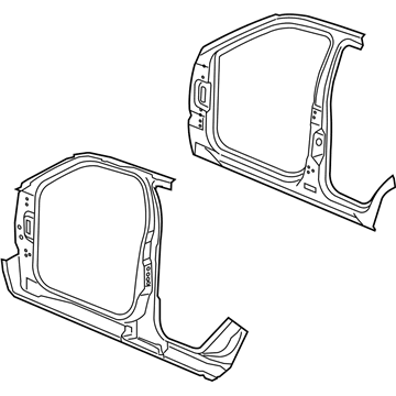 Mopar 5142298AI Body Side Aperture Front Panel 5142298AI Mopar Body Side Aperture Front Panel Illustration 1 of 1