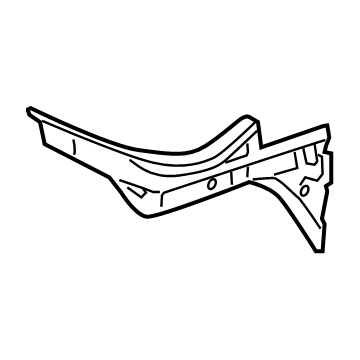 5112885AG Mopar Deck Opening Trough Illustration 1 of 1