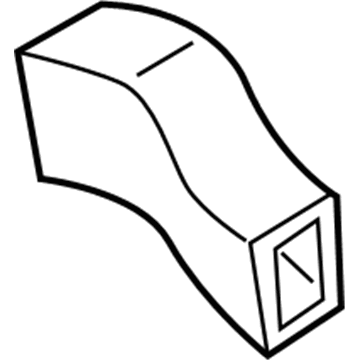5012722AD Mopar Floor Distribution Duct Illustration 1 of 1