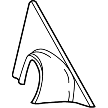 Dodge Grand Caravan Mirror Cover - 4717557AA