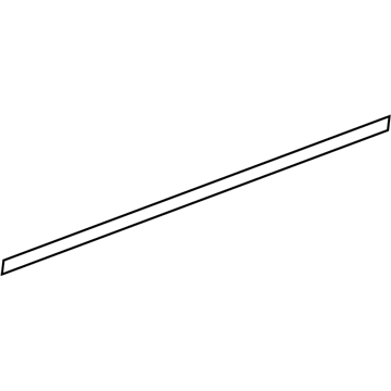 Mopar YW92EGJAA Front Door Molding YW92EGJAA Mopar Front Door Molding Illustration 1 of 1