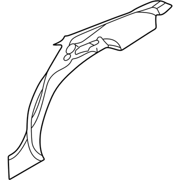4575009AF Mopar Inner Quarter Panel Illustration 1 of 1