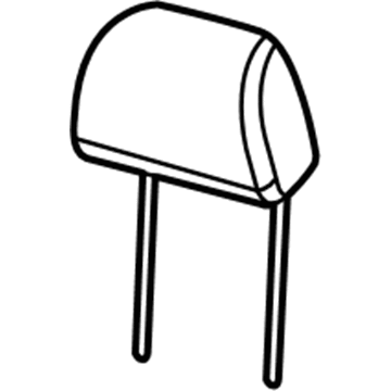 1FQ221D1AA Mopar Front Headrest Illustration 1 of 1