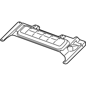 68261891AA Mopar Heat Shield Illustration 1 of 1