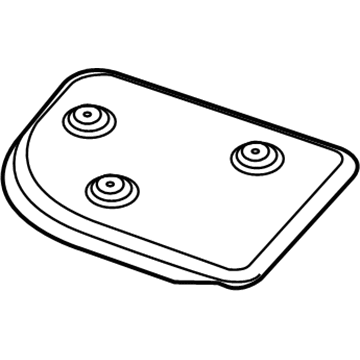 68261850AA Mopar Shield-Heat Illustration 1 of 1