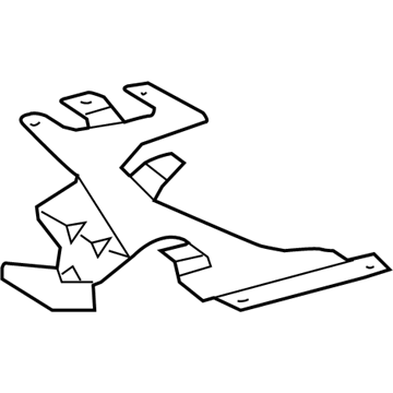 Mopar 68010538AA Bracket 68010538AA Mopar Bracket Illustration 1 of 1