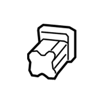 6509050AA Mopar Snap In Nut Illustration 1 of 1