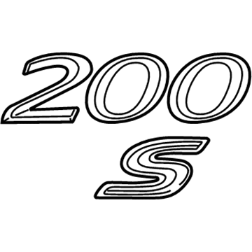 68102005AA Mopar NAMEPLATE-DECKLID Illustration 1 of 1