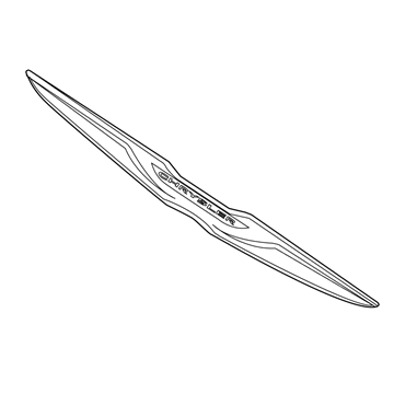 68089027AB Mopar Emblem-DECKLID Illustration 1 of 1