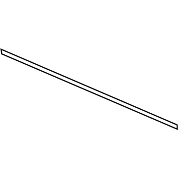 WG20DA4AC Mopar Rear Door Molding Illustration 1 of 1