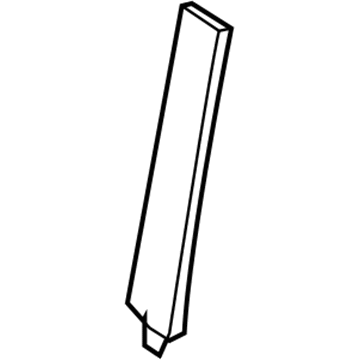 4806149AB Mopar Rear Door Applique Illustration 1 of 1