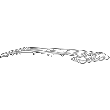 68581518AA Mopar BEZEL-AIR INLET Illustration 1 of 1