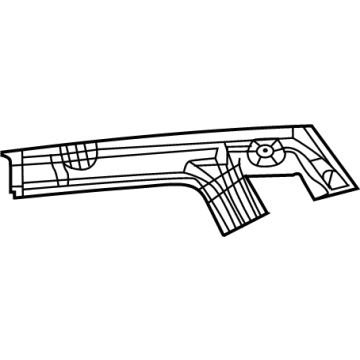 68244054AB Mopar Reinforce-Roof Rail Illustration 1 of 1