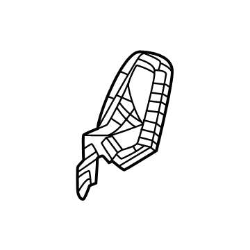 5ZE81TX7AA Mopar Front Seat Shield Illustration 1 of 1