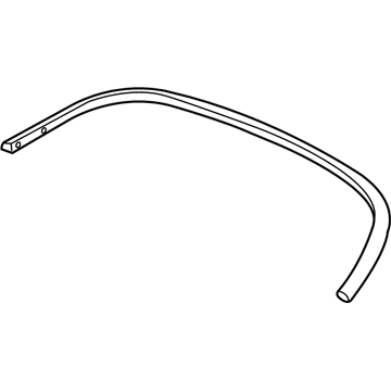 5170498AA Mopar Cover-Rear Bow Wiring TROUGH Illustration 1 of 1