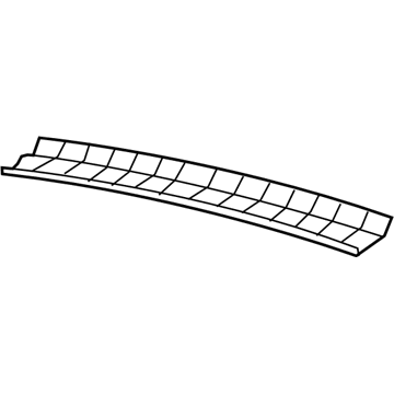 Mopar 1BU32BDAAB Molding-HEADLINER 1BU32BDAAB Mopar Molding-HEADLINER Illustration 1 of 1