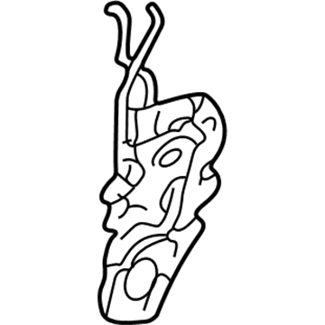 MR970918 Mopar Front Door Latch Illustration 1 of 1