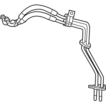 68029729AA Mopar Heater Core Tube Illustration 1 of 1
