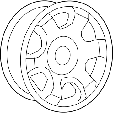 2009 Dodge Durango Spare Wheel - 52000430AB