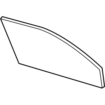 Mopar 5155449AC Front Door Glass 5155449AC Mopar Front Door Glass Illustration 1 of 1