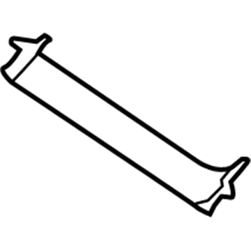 68032425AF Mopar DEFLECTOR-Folding Top Wind Illustration 1 of 1