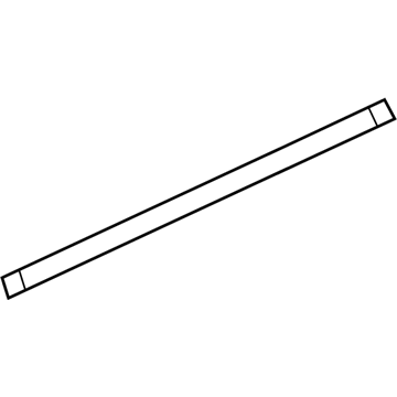 Mopar 5074653AJ Door Belt Outer Weatherstrip 5074653AJ Mopar Door Belt Outer Weatherstrip Illustration 1 of 1