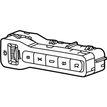 Dodge Charger Daytona Headlight Switch - 68651026AE