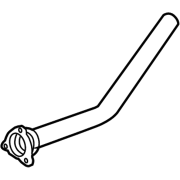 4764645AA Mopar Pipe-CROSSUNDER Pipe To RESONATO Illustration 1 of 1