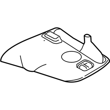 1CH38DX9AB Mopar Console Shifter Bezel Illustration 1 of 1