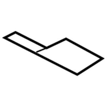 4865688AA Mopar Pad-Floor Pan Front Tunnel Illustration 1 of 1