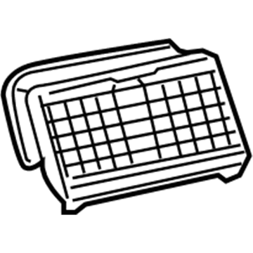 68043527AB Mopar Air Conditioning & Heater Outlet Illustration 1 of 1