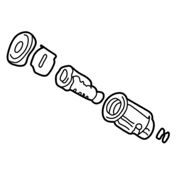 Mopar Door Lock Cylinder - 5013682AA