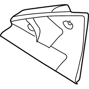 MR322155 Mopar Panel-Mirror Illustration 1 of 1