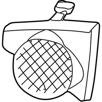 MR322162 Mopar Cover-Mirror Opening Cover Illustration 1 of 1