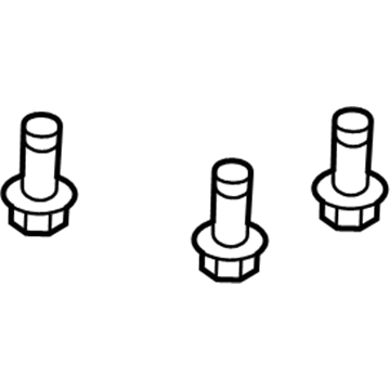 6104384AA Mopar Hexagon Head Bolt Illustration 1 of 1