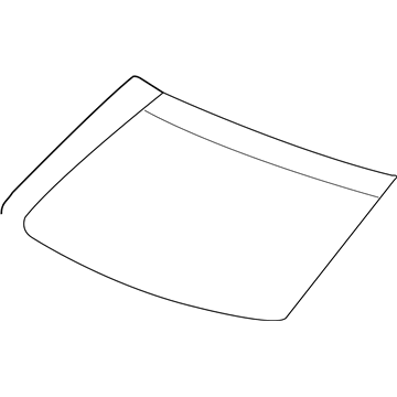 Mopar 5109469AF Molding-Windshield 5109469AF Mopar Molding-Windshield Illustration 1 of 1
