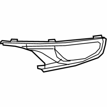 5QZ55XS9AA Mopar Fascia Grille Illustration 1 of 1