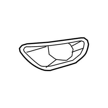 68138359AA Mopar Bezel-Fog Lamp Illustration 1 of 1