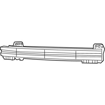 68174153AB Mopar Front Bumper Beam Illustration 1 of 1